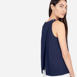 Everlane Cotton Poplin Cutaway Tank
